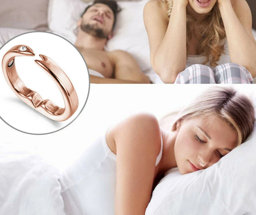 Ring Stop Schnarchen Anti-Schnarch-Produkte Gesundheitsring Schmuck und Zubehör Kreatives Ringzubehör Verbessern Sie den Atemring