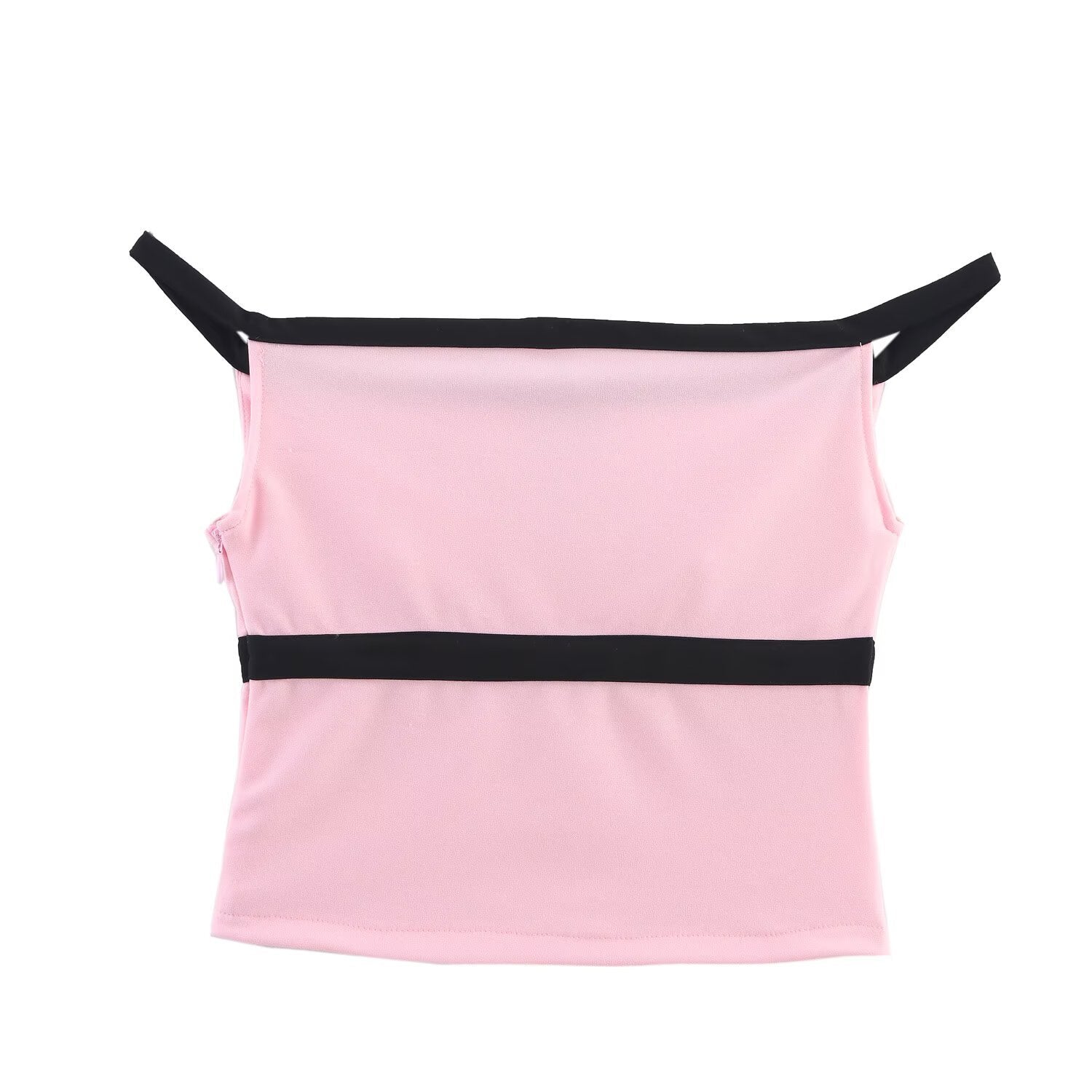 Bow decoration suspender top+shorts set for women