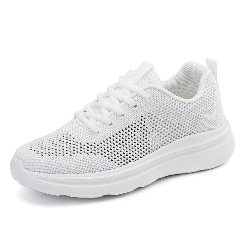 Hollow out breathable mesh casual sports shoes for women with soft soles lightweight running mesh shoes shoes